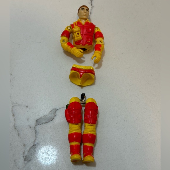 Vintage GI Joe 1984 Blowtorch V1 Complete Set of 2 Figures 11 accessories Hasbro - Picture 4 of 10